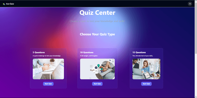 Ace-Quiz: Quiz App